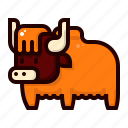 yak, chinese, new, year, animal, zodiac, bovine