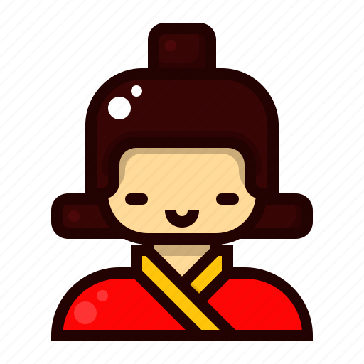 Character, chinese, new, year, avatar, traditional, dress icon - Download on Iconfinder