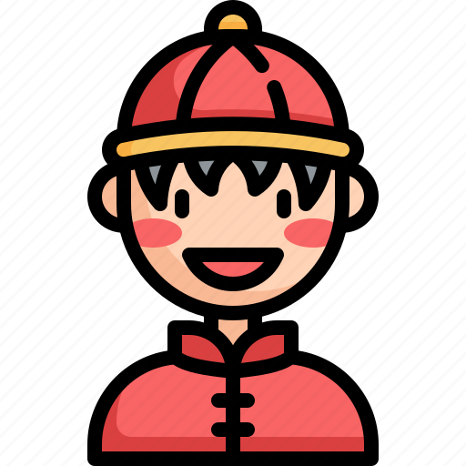 Boy, man, avatar, chinese new year, chinese, cultures, profile icon - Download on Iconfinder