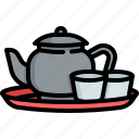 teapot, tea, drink, beverage, kettle, hot