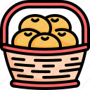 basket, orange, fruit, chinese new year, chinese, cultures