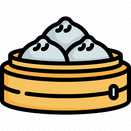 Dumpling, steam bun, chinese new year, chinese, cultures, food icon - Download on Iconfinder