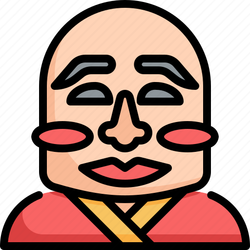 Smile, mask, face, chinese new year, chinese, cultures icon - Download on Iconfinder