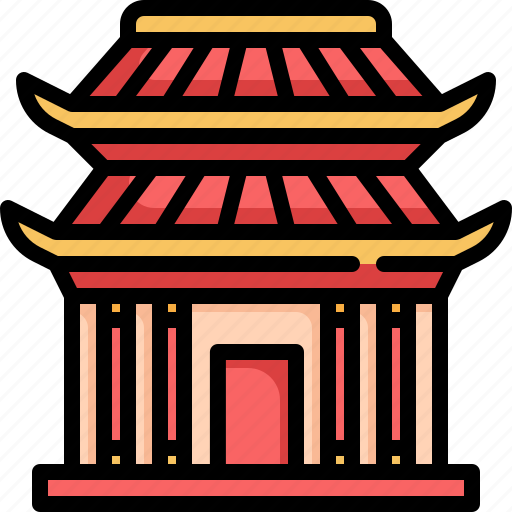 Shrine, temple, chinese new year, chinese, cultures icon - Download on Iconfinder