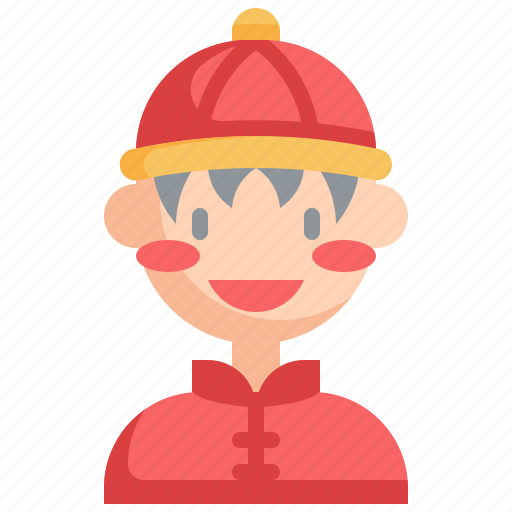 Boy, man, avatar, chinese new year, chinese, cultures icon - Download on Iconfinder