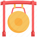 gong, instrument, chinese new year, chinese, cultures