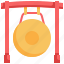 gong, instrument, chinese new year, chinese, cultures 