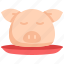 pig, head, pork, chinese new year, chinese, cultures 