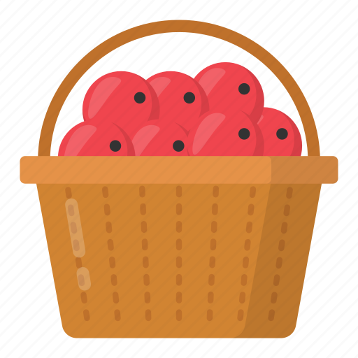 Fruit, basket, chinese, waxberries, traditional, yang-mei, bayberry icon - Download on Iconfinder