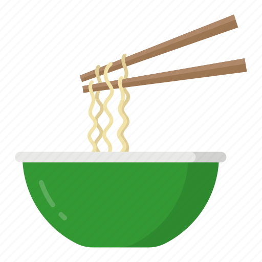 Noodle, chinese, food, noodles, traditional, chow mein, chopsticks icon - Download on Iconfinder