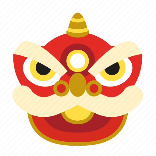 Lion dance, lion head, celebration, chinese, head, lion, chinese new year icon - Download on Iconfinder