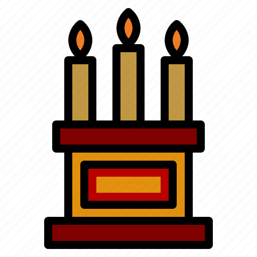 Candle, cultures, decoration, ritual, chinese, new, year icon - Download on Iconfinder