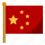 china, flag, nation, country, chinese, world 