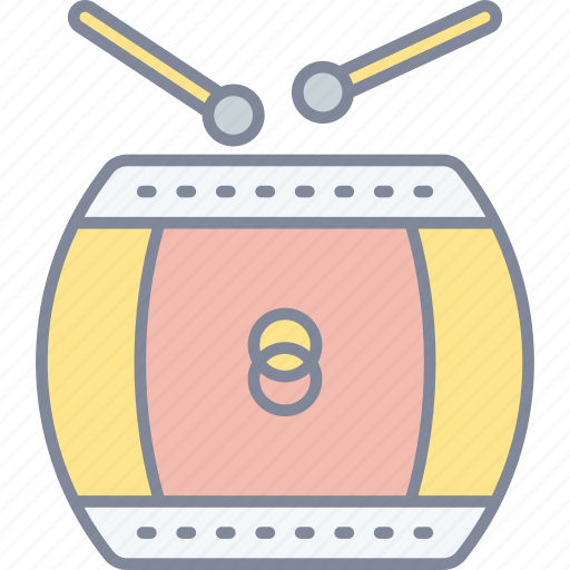 Drum, instrument, percussion, musical icon - Download on Iconfinder