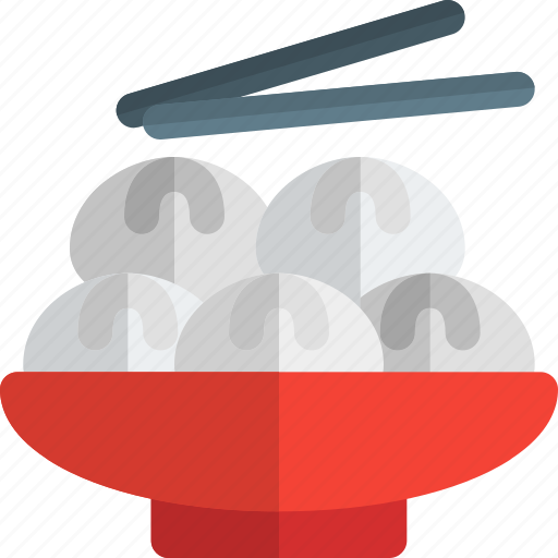 Meat, buns, chopsticks, holiday, chinese, new, year icon - Download on Iconfinder