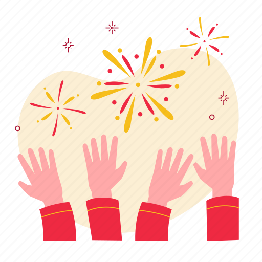 Firework, chinese new year, chinese, new year, festive, hand, party icon - Download on Iconfinder