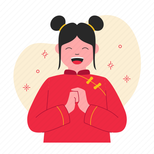 Woman, chinese new year, chinese, new year, festive icon - Download on Iconfinder