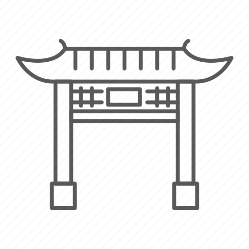 Chinese, japanese, gate, torii, building, travel icon - Download on Iconfinder