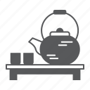 teapot, tea, ceremony, chinese, pot, cafe