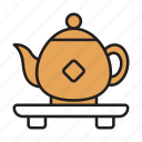 teapot, tea kettle, kitchen, pot, teakettle, kettle, drink, tea, hot