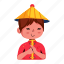 chinese dress, chinese kid, chinese boy, chinese character, chinese pray 