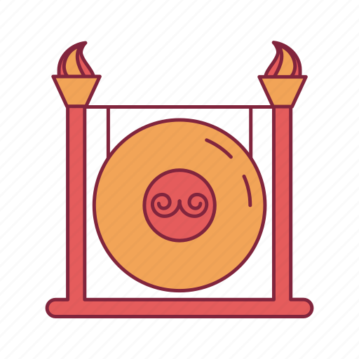 Celebration, chinese, festival, gong, new year, traditional icon - Download on Iconfinder
