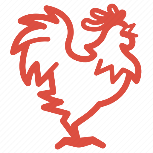 Chicken, chinese, new year, rooster, traditional icon - Download on Iconfinder