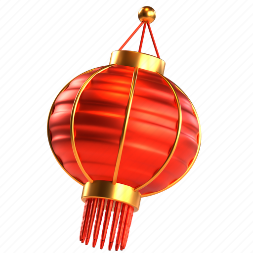 Chinese, round, 3d, culture, candle, light, lantern 3D illustration - Download on Iconfinder