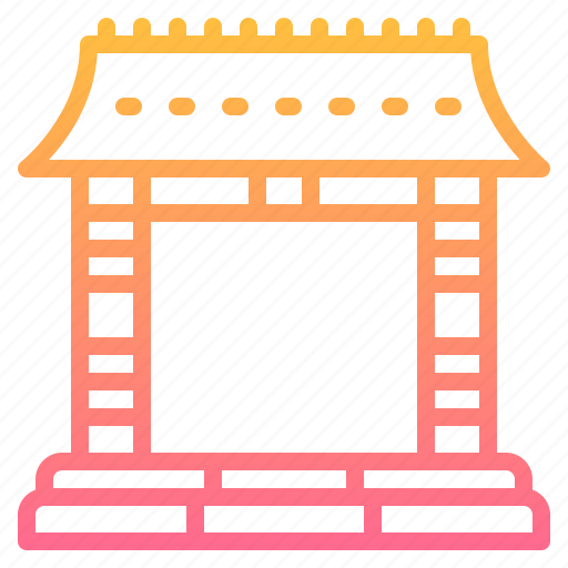Asian, buddha, building, chinese, pray, vihara icon - Download on Iconfinder