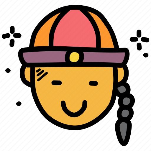 Boy, chinese, hat, traditional, chinese new year, lunar new year, cny icon - Download on Iconfinder