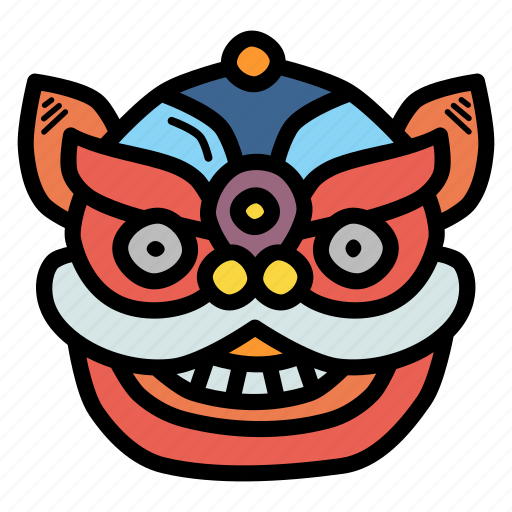 Dragon, lion, dance, chinese new year, chinese zodiac, singapore, cny icon - Download on Iconfinder