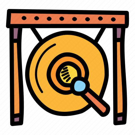 Chinese, gong, music, percussion, tam-tam, chime icon - Download on Iconfinder