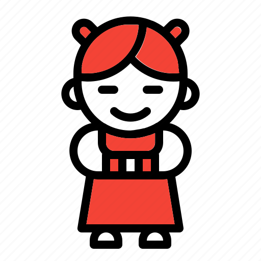 Chinese, girl, new year icon icon - Download on Iconfinder