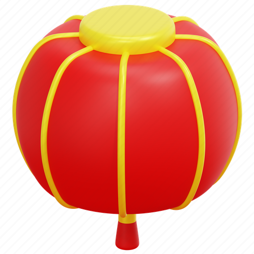 Chinese, lantern, decorations, cultures, new, year, 3d 3D illustration - Download on Iconfinder