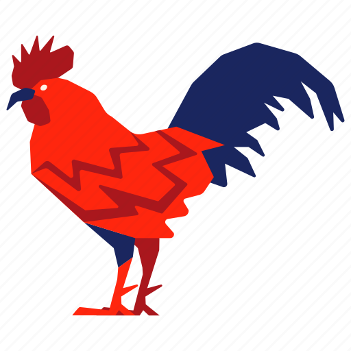 Chicken, chinese zodiac, cock, hen, rooster, year icon - Download on Iconfinder