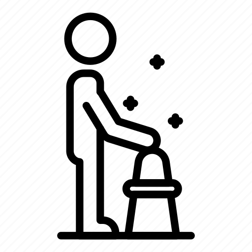 Family, love, man, medical, use, walker, woman icon - Download on Iconfinder