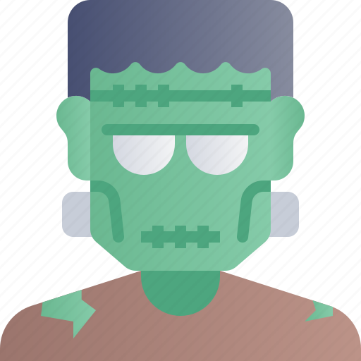 Halloween, party, horror, frankenstein, zombie, monster, scary icon - Download on Iconfinder