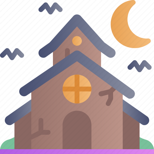 Halloween, party, horror, haunted, house, spooky, scary icon - Download on Iconfinder