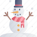 winter, snow, season, snowman, christmas, decoration, man