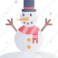winter, snow, season, snowman, christmas, decoration, man 