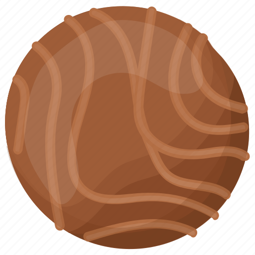Chocolate biscuit, chocolate cookie, crumb, dessert, snack icon - Download on Iconfinder