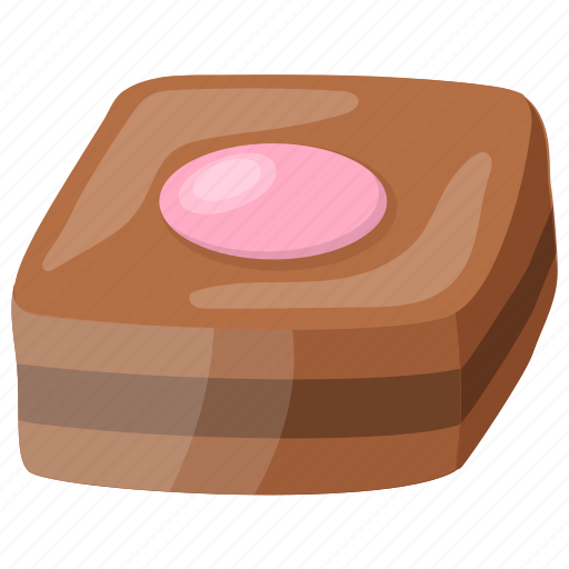 Chocolate bar, creamy dessert, dark chocolate, dark dipped strawberry, pink cream icon - Download on Iconfinder