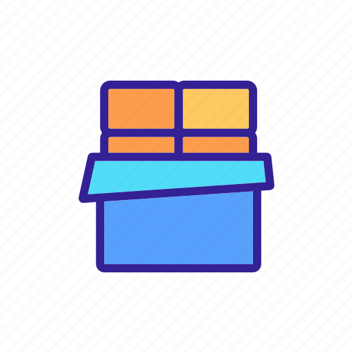 Cake, candy, chocolate, food, opened, package, pie icon - Download on Iconfinder