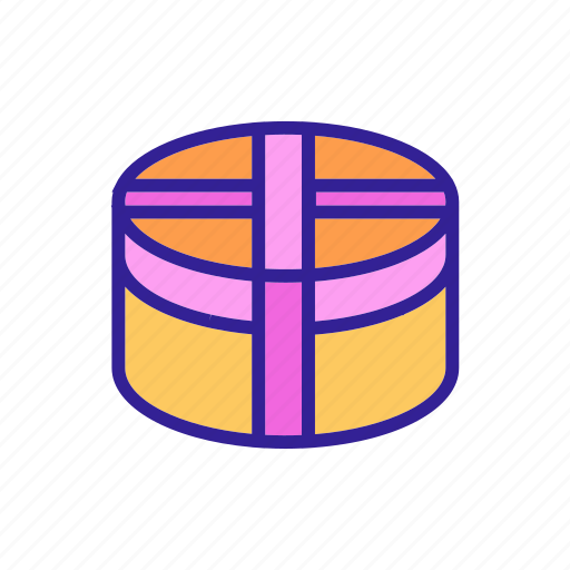 Cake, candy, chocolate, food, gift, package, pie icon - Download on Iconfinder