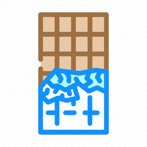 Bar, chocolate, sweet, food, drink, white icon - Download on Iconfinder