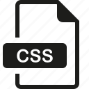 css, file, format