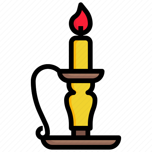 Candlestick, candelabra, cultures, furniture, household, candles icon - Download on Iconfinder