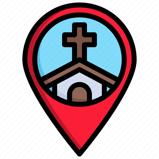 Christian, map, maps, location, cultures, pin, catholic icon - Download on Iconfinder