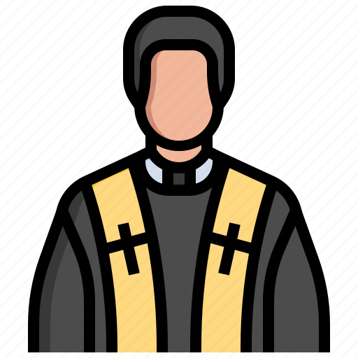 Pastor, priest, professions, jobs, profession, christian icon - Download on Iconfinder
