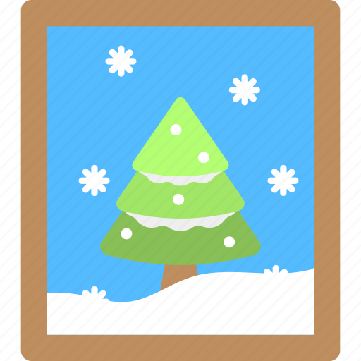 Christmas celebration, christmas frame, decoration, showpiece, wall hanging, xmas decor icon - Download on Iconfinder